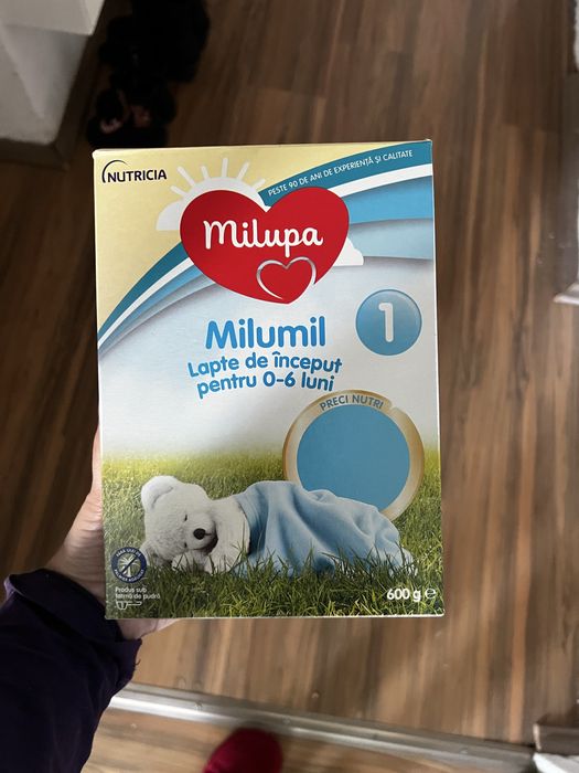 lapte praf milumil milupa nr. 1 600g
