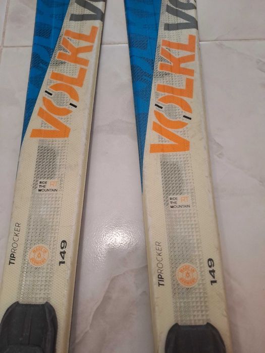 Ски Volkl VÖLKL RTM 149 см. + щеки Tecnopro Carve 115 см