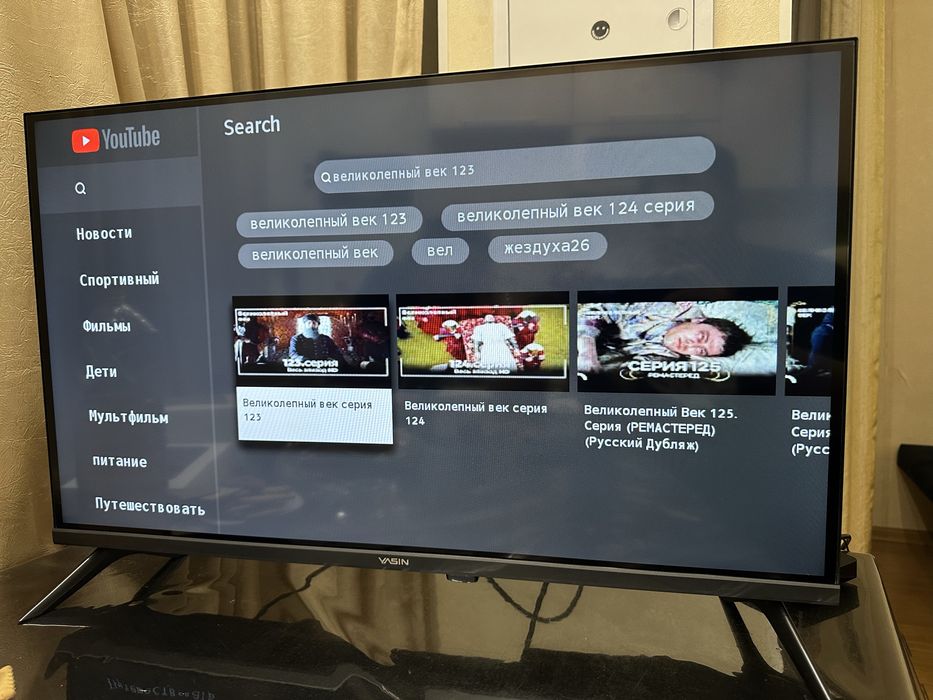 Телевизор smart YASIN
