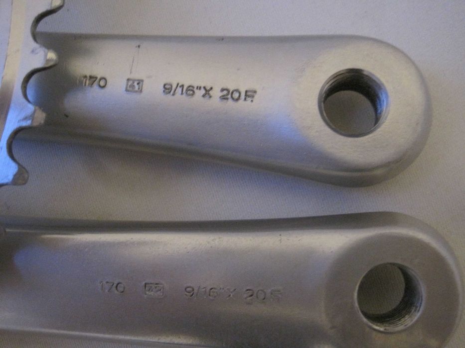 Campagnolo Athena D040-комплект шосейни курбели-Ретро