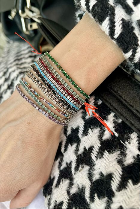 Bratara tennis argint