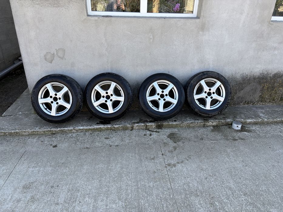 Jante aliaj R15 Golf 5/skoda cu tot cu cauciucuri