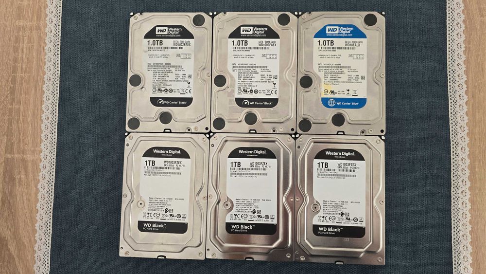 HDD WD Black 1TB, 100% Health, 100%Performance