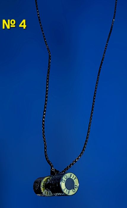 Фитнес/Спортно колие от медицинска  сплав с дъмбели , гири и дискове