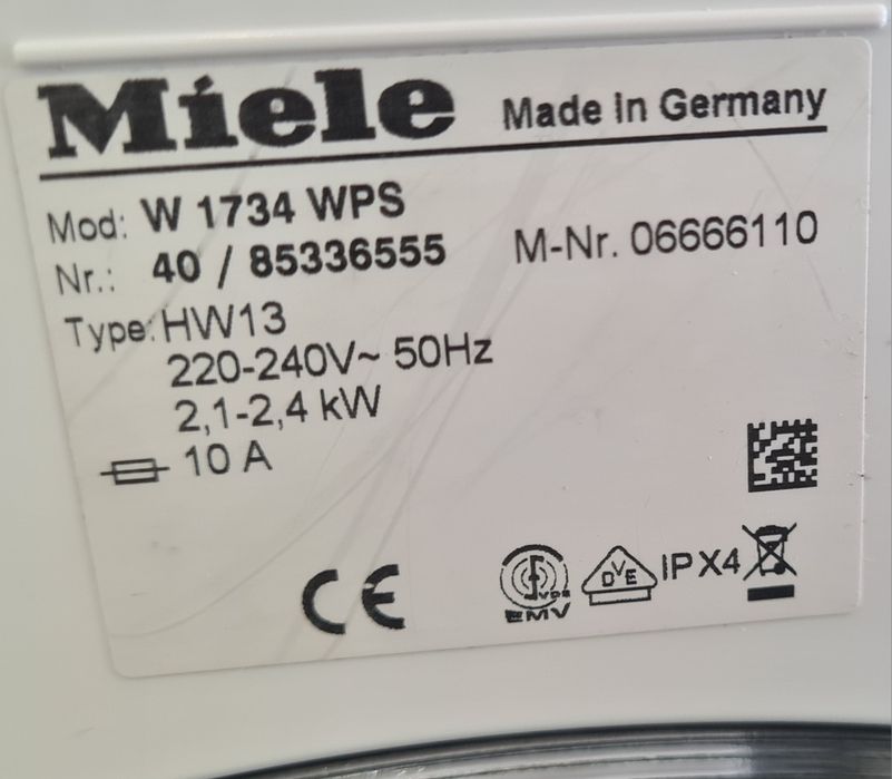 Пералня Miele 6кг 1400обр А+