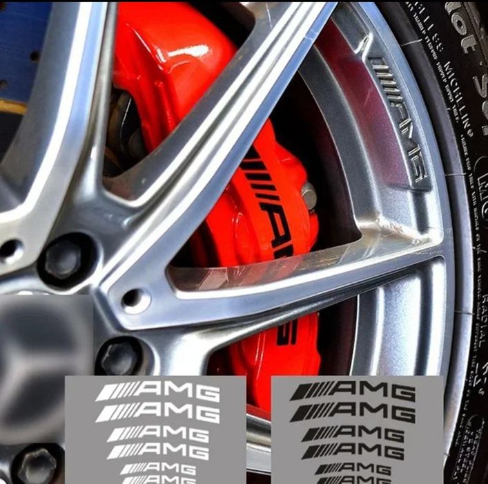 Set-6-Stickere-Etrieri-AMG-Mercedes-A-C-E-S-CLA-CLS-GLC-GLE-SL-Class