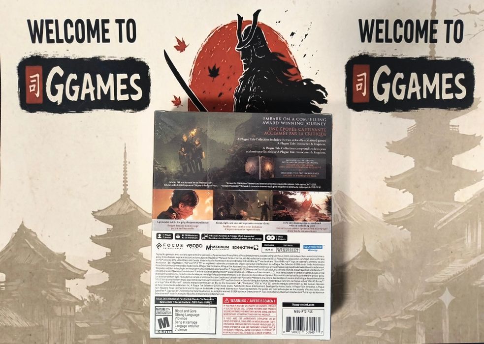 Plague Tale Collection Steelbook edition PS5