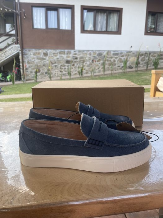 Mocasini din piele intoarsa