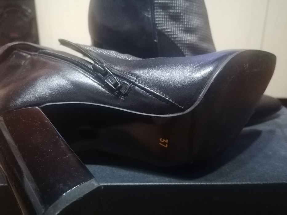 Botine dama piele