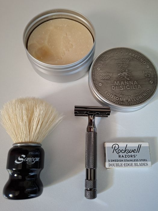 set pămătufuri  de ras Semogue