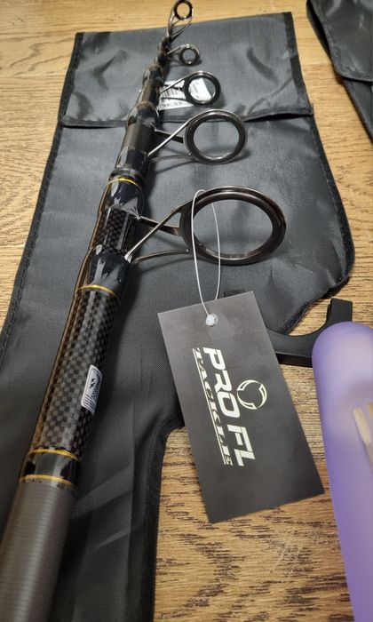 SET 2 Lansete PRO FL AQUA TELECARP 3.9m + 2 Mulinete AVIATOR DP7000