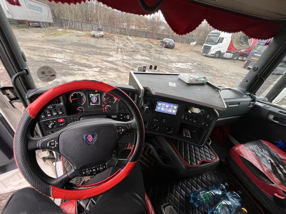 Scania r450 TopLine ansamblu / 2 DAF-uri XF 460 2017