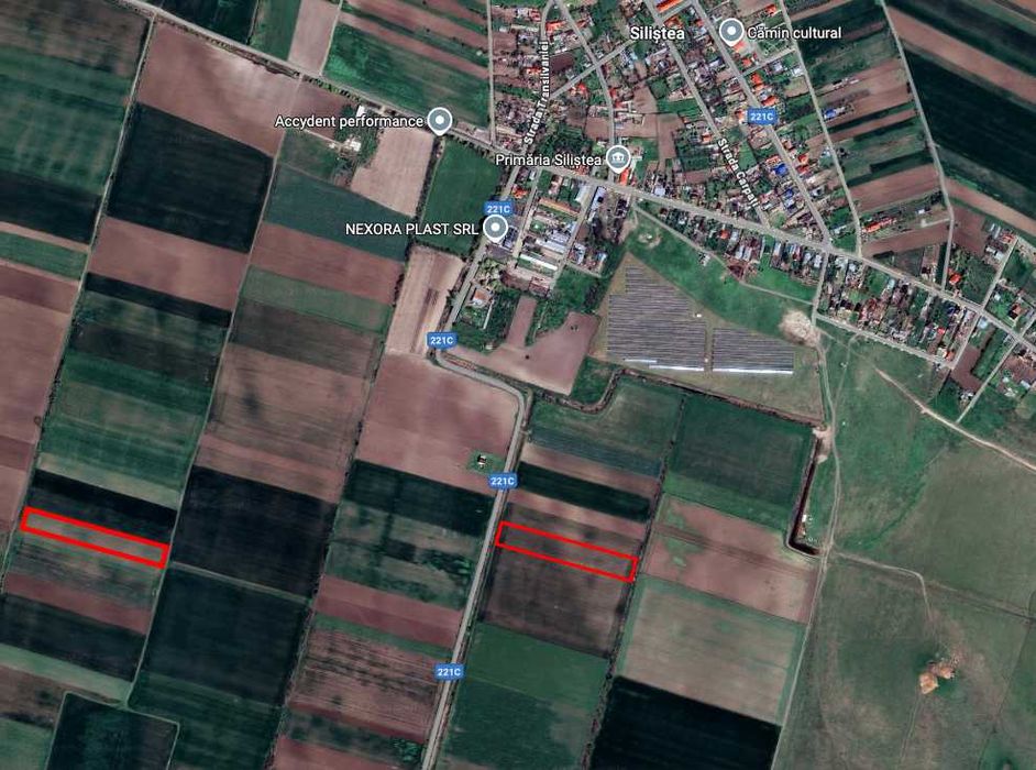 De vanzare teren 2 ha extravilan Silistea jud. Braila - 2 parcele 1 ha