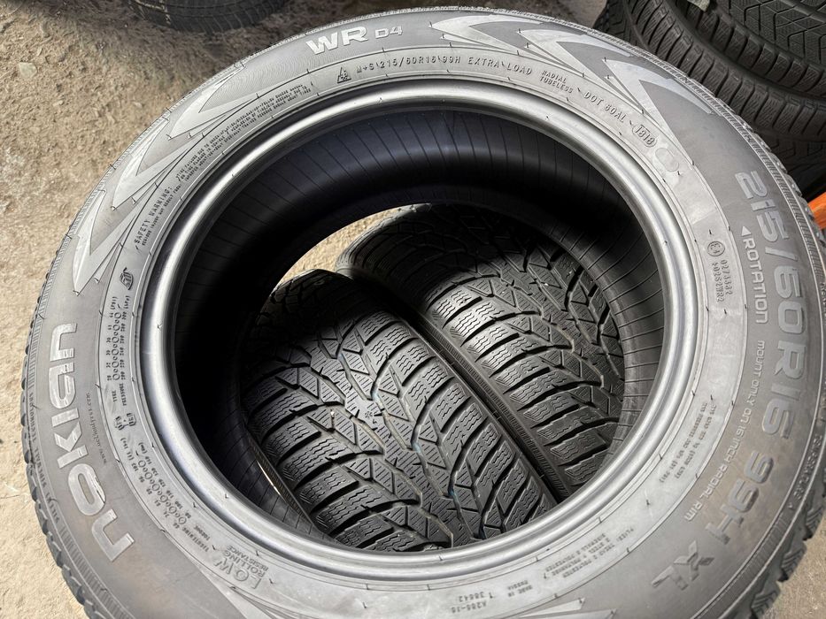 # 4x Anvelope Iarna 215/60 R16 - Nokian WR D4