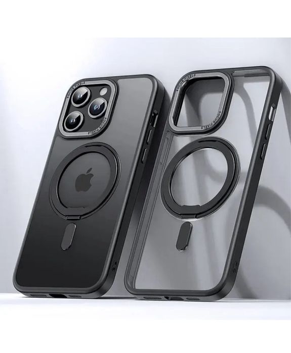 IPHONE 15/16/PRO/MAX/PLUS - Husa Magsafe Metalic Plate Pliabila