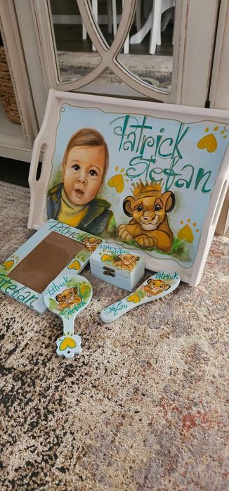 Tavita portret pictata manual