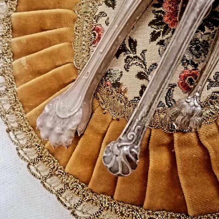 Посребрени щипки