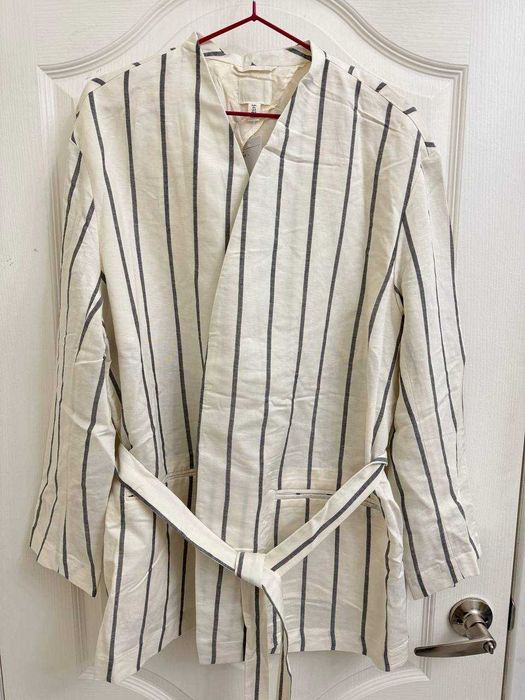 Новые пиджак /блейзер лен H&M, размер L и XXL