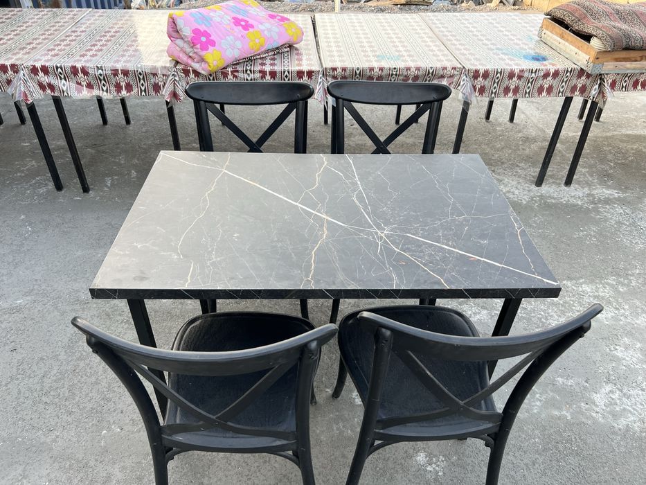 Стол 9 шт Стулья 20 шт