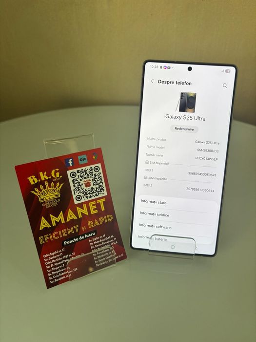 Samsung S25 Ultra 512gb Amanet BKG