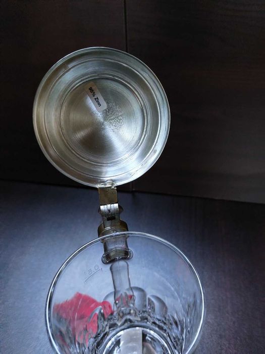 Сувенир / Подарък за мъж - луксозна немска халба за бира GERZ Demix, 0.5L