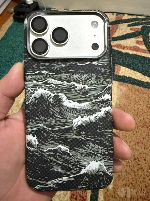 Iphone 17 pro max 256 silver sim+esim енги бир ойли телефон