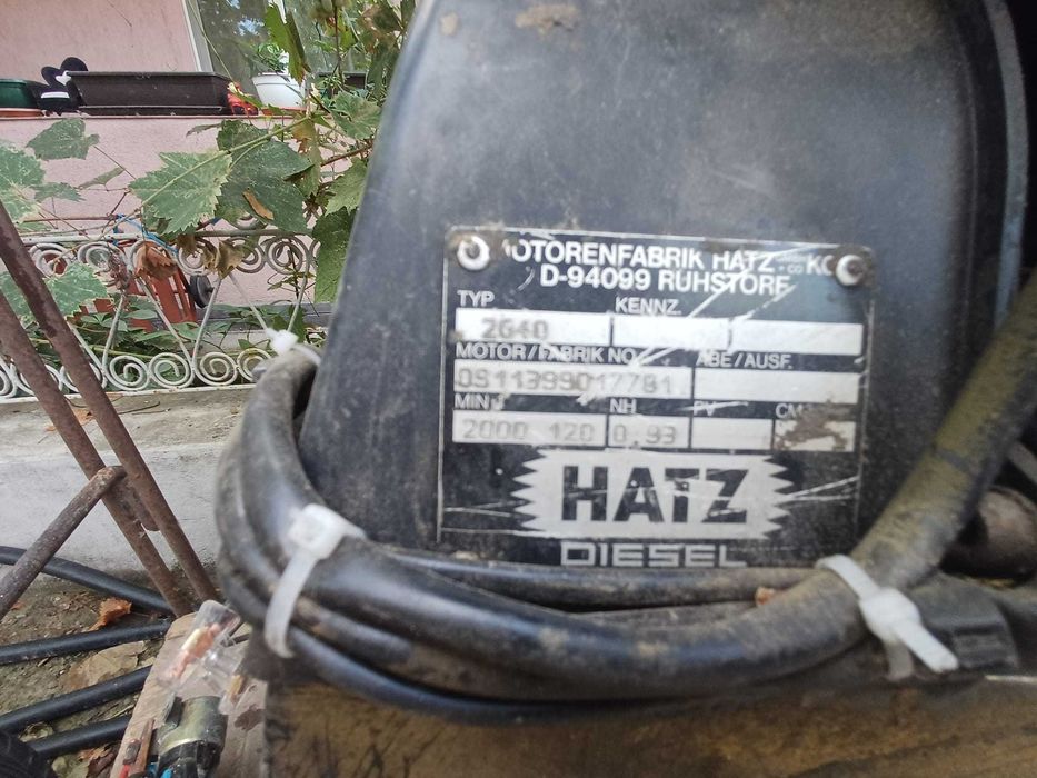 Motor Diesel HATZ 2G40, stare perfectă de funcționare
