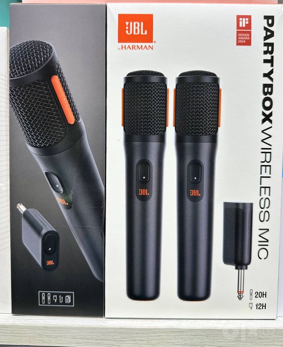 JBL PartyBox Wireless Mic  Беспроводные микрофоны