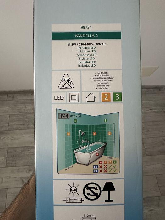 Vand Aplica Led EGLO Pandella 2