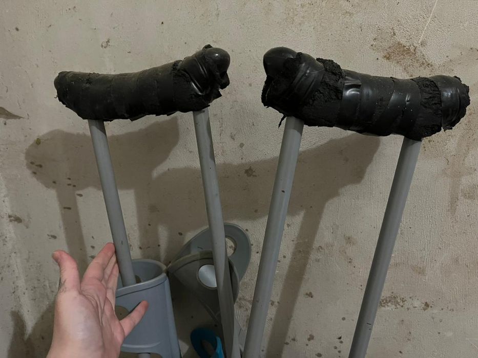 Костыли в хорошем состоянии