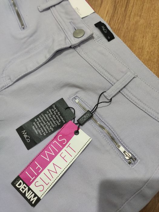 Pantaloni dama M&Co mărimea L slimfit