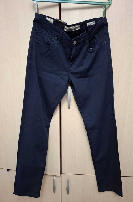 Тъмно-син мъжки официален панталон Teodor размер - 31