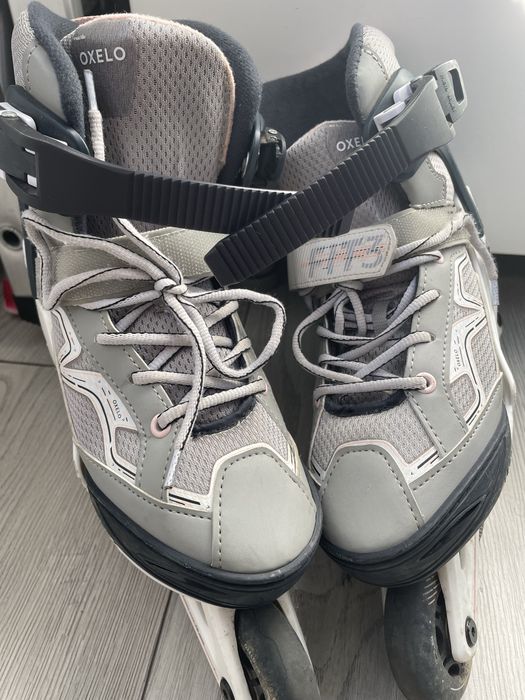 OXELO Role Fitness FIT3 Gri copii, mar.  35-38