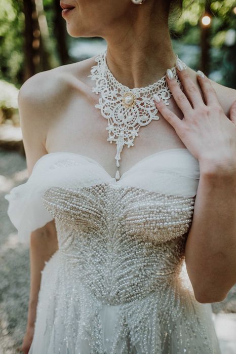Булчинска/сватбена/бяла рокля Benoite, LUCE SPOSA