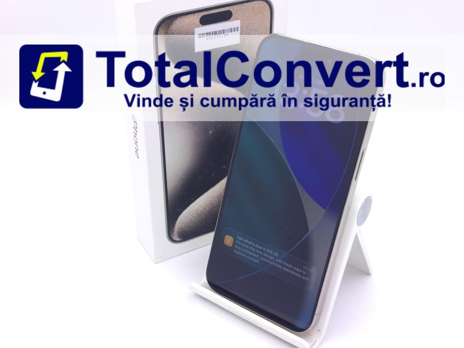 Apple iPhone 15 Pro Max 256GB 8GB Single, Garantie 24 luni | #D90539