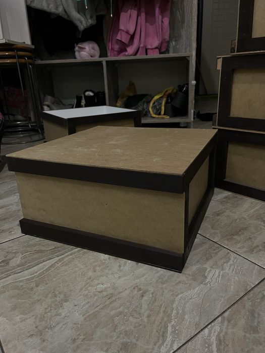 Девевянные коробки