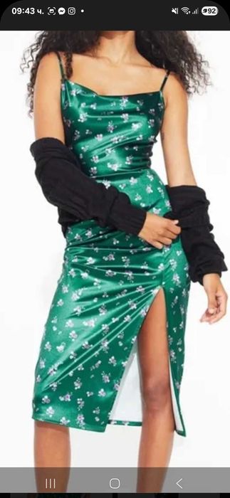 Рокля сатенирана H&M L