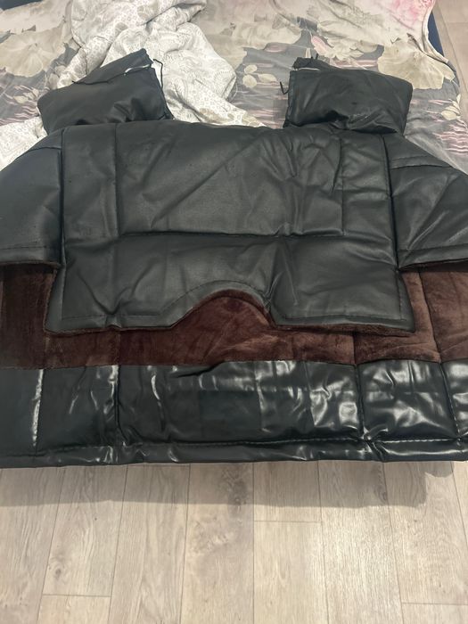 Крыша для мопеда и варежки с одеялом