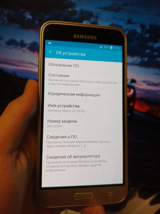 Телефон Samsung Galaxy J3 (2016)