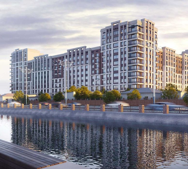 2 комнатная квартира в ЖК KOH OTA / 47.4 м² / КАДАСТР ЕСТЬ