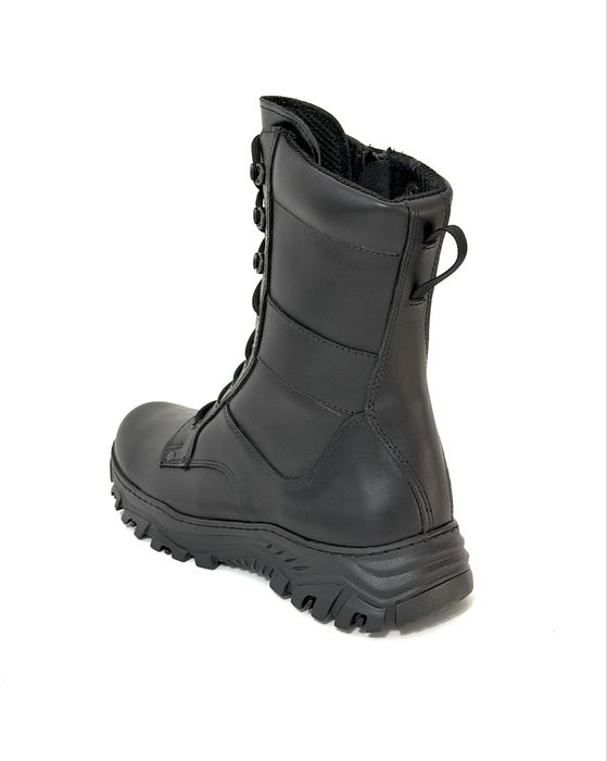Bocanci militari tactici din piele cu fermoar-producator