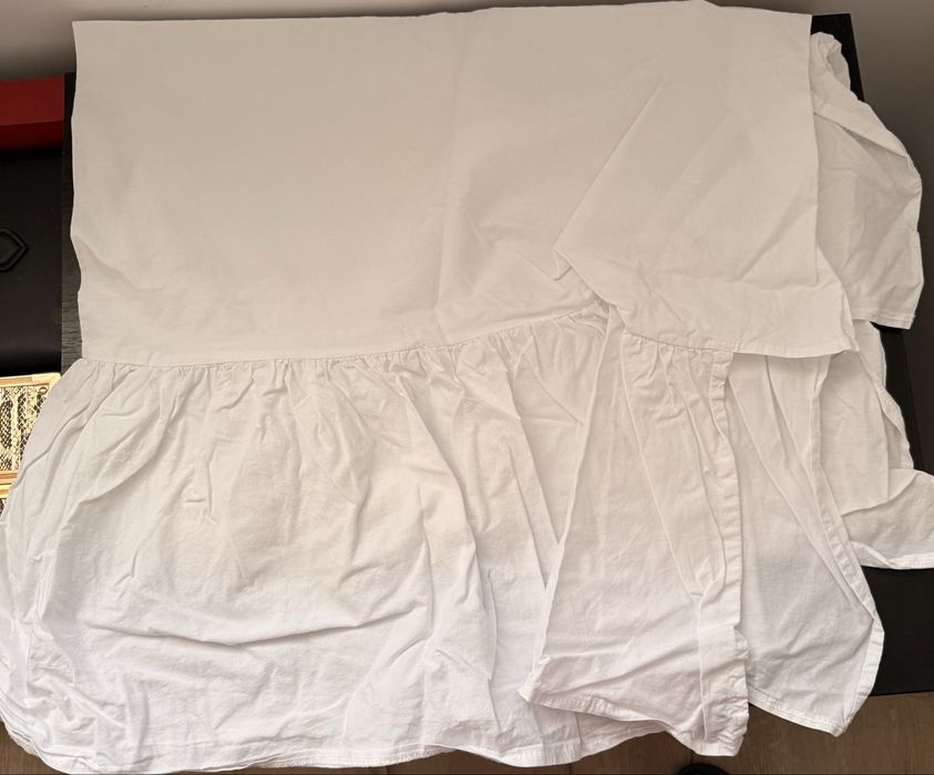 Set pt patut bebe (bumper + baldachin + cearsaf )