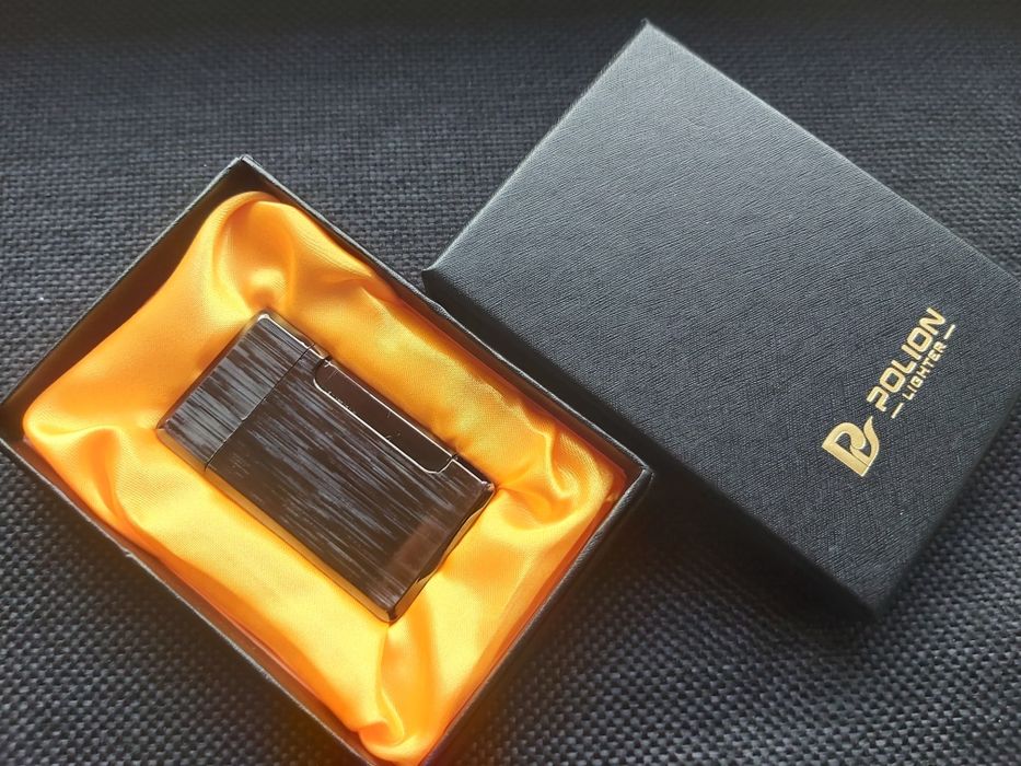Луксозна газова запалка POLION в подаръчна кутия,три цвята