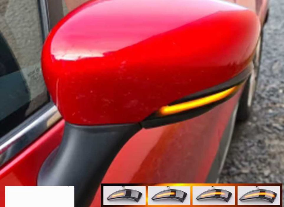 Динамични бягащи мигачи за огледалата за Рено Клио Renault Clio Captur
