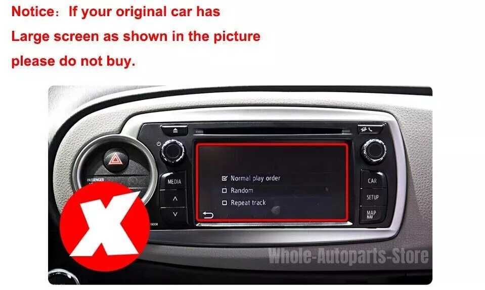 Мултимедия за Toyota Yaris Android Навигация Двоен дин плеър Yaris