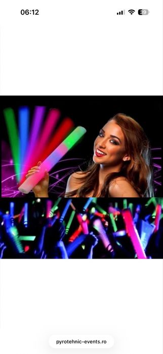 Baghete foam stick led  Nunta party majorate