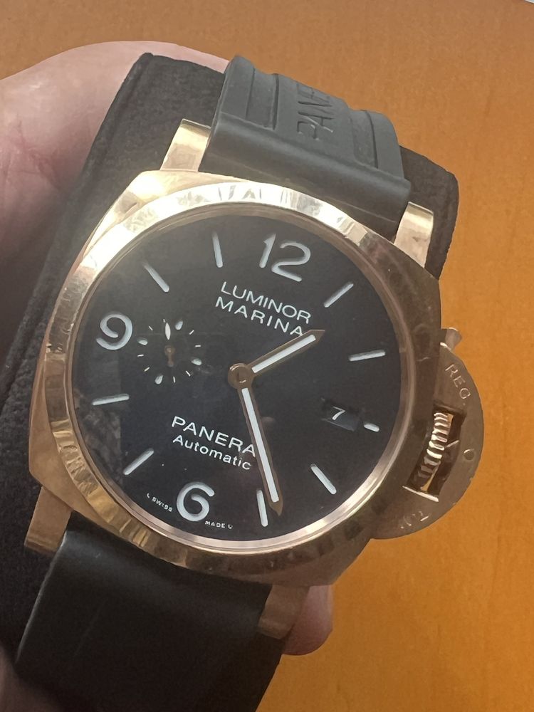 Panerai Luminor Marina Ref.PAM 01112 aur rose Aranghel OLX.ro