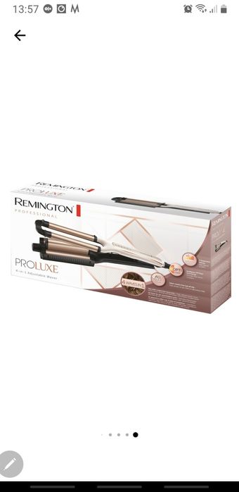 Placa ondulat valuri si creponat Reminghton Proluxe