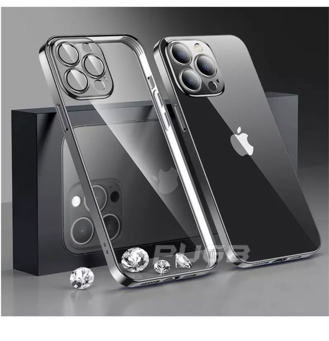 Husa Iphone 13/14/PRO/MAX Silicon Dream Case Margine Lucioasa Clara