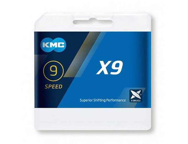 KMC X9 lant bicicleta + quick link